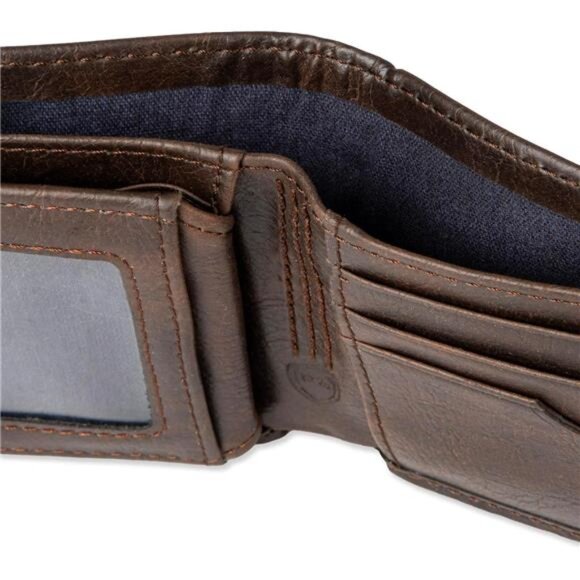 Men's Leather Extra Capacity Slimfold Wallet - Picture 5 of 7